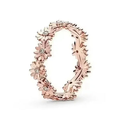 Hot selling 925 sterling silver classic dazzling crown round hearts ring exquisite women's light luxury charm ring jewelry gift