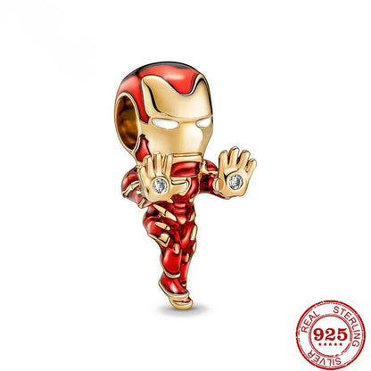 Charm Beads 925 Silver Fit Original DIY Accessories Bead for Decoration Bracelets Spider-Man Neaklace Pendant Jewelry Gifts New