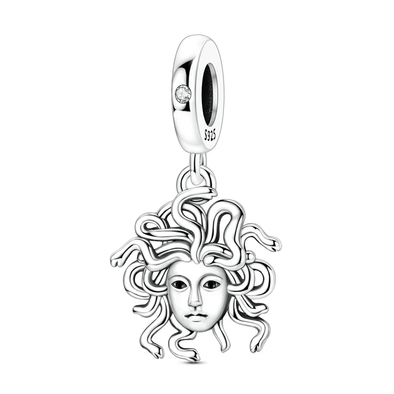 925 Sterling Silver Bear, Kart & Family Tree Charm Bead | Fits Pandora Bracelets & Pendants for Women