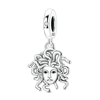 925 Sterling Silver Bear, Kart & Family Tree Charm Bead | Fits Pandora Bracelets & Pendants for Women