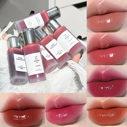 HERORANGE Crystal Gloss Lip Lacquer: Long-Lasting Hydration, Non-Sticky Formula with Glass-Like Shine at an Affordable Price