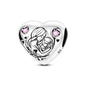 925 Sterling Silver Tree of Life, Peach Heart & Sweet Love Charm Bead | Fits Bracelets & Necklaces