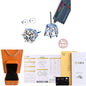 Real Moissanite Six-Prong Stud Earrings — D Color VVS1 925 Sterling Silver | GRA Certified