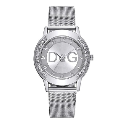 Luxury Women's watches With Diamonds Simple Digital Design Ladies' Quartz Watch Casual Gold Mesh Belt Women Clock Strap