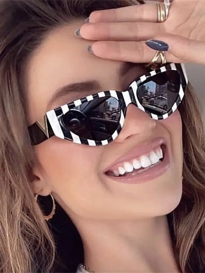 Luxury Vintage Cat Eye Sunglasses - Designer UV400 Fashion Eyewear