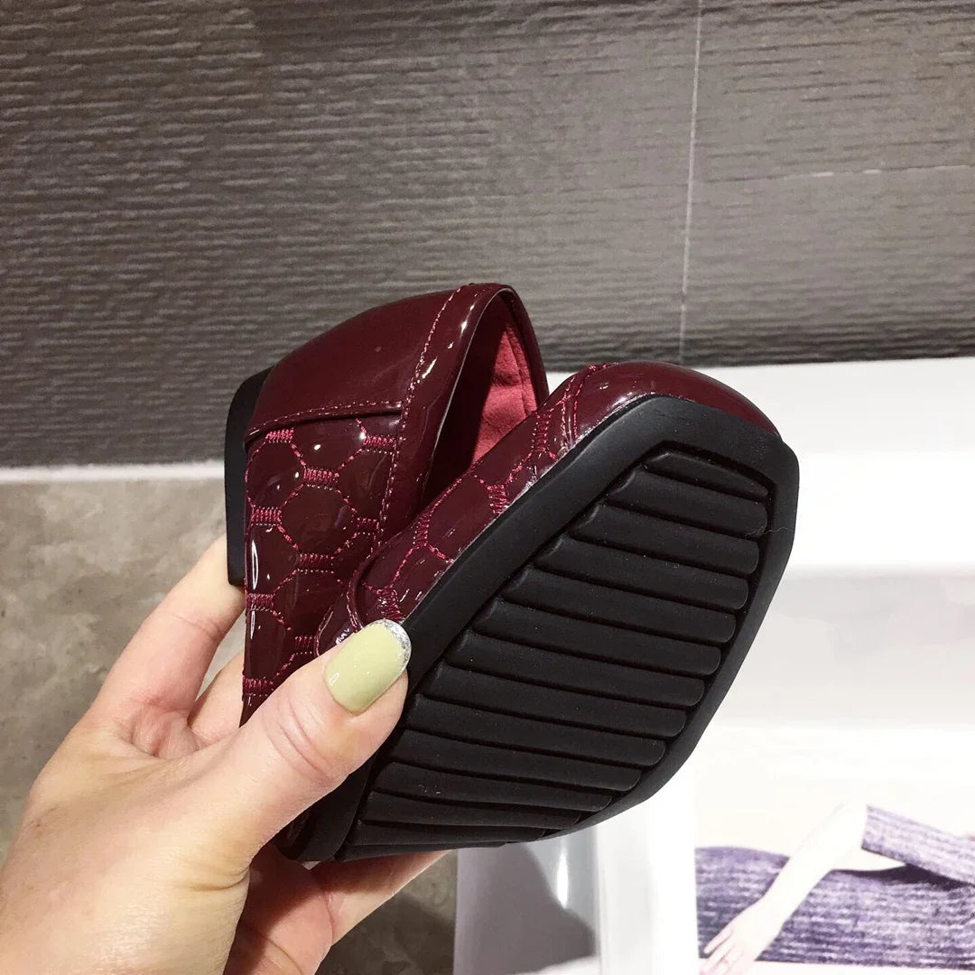 Women's Square Toe Loafers - Soft Comfortable Flat Shoes