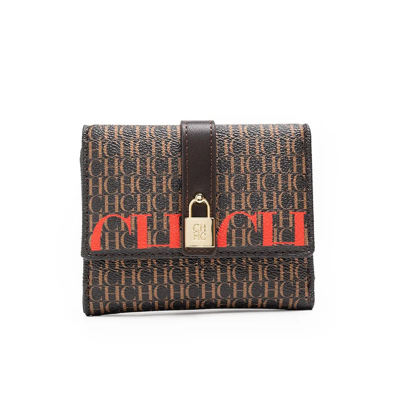 Designer Letter Print Wallet - Premium Short Wallet with Card Slots