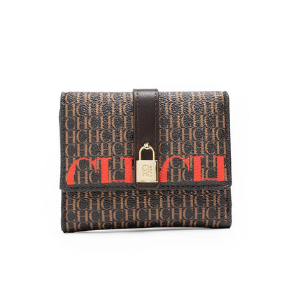Designer Letter Print Wallet - Premium Short Wallet with Card Slots