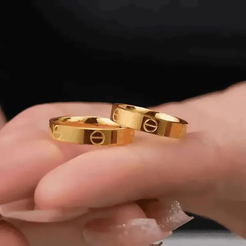 Fashion Cross High Quality Stainless Steel Ring for Women Men Lover Non-tarnish Luxury Wedding Party Daily Jewelry Gifts