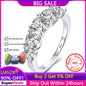 925 Sterling Silver 3.6 Carat Zirconia Diamond Ring | Luxury Wedding Band for Women