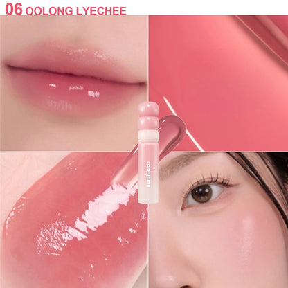 COLORGRAM FRUITY GLASS TINT MILK,High Shine&Glass Finish,Long-Wearing&Non-Sticky,Natural-Looking,Korean Cosmetic,Korean Makeup