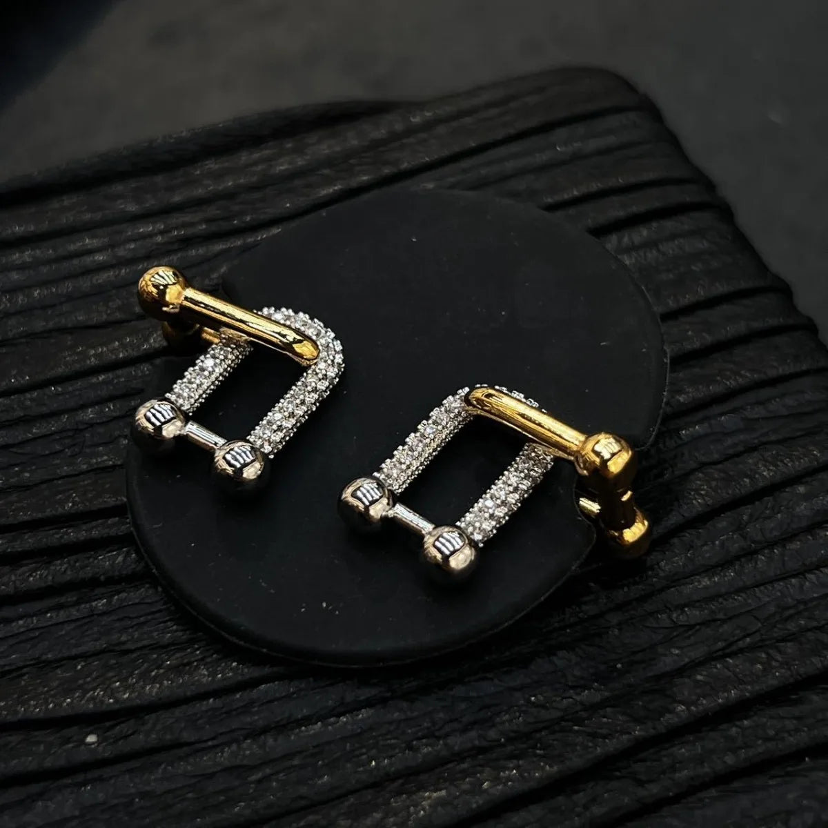 Women's Chain Earrings And Necklace Set, High-End Luxury Fashion Ins Street Gothic Series, Party Wedding Jewelry