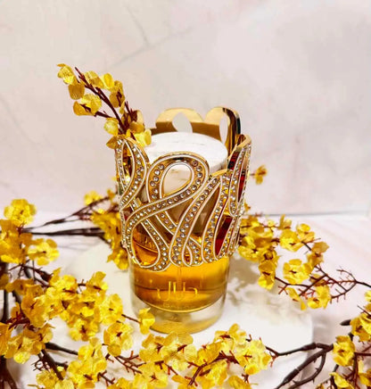 Arabic Perfume Dalal EDP 100ml - Floral Fruity Gourmand Fragrance for Women, Luxurious Golden Bottle