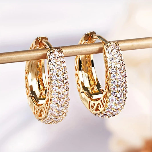 Boho High-End Zircon Decorative Earrings - Fashionable Summer Travel Jewelry for Women