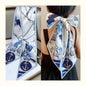 Luxury Long Silk Satin Scarf Belt - Soft Headscarf & Hair Band Accessory