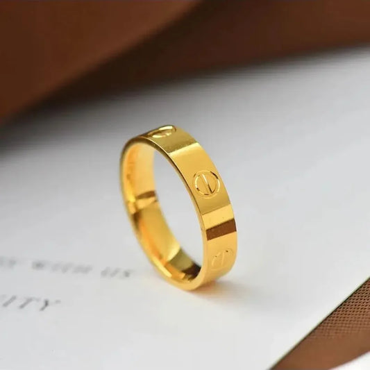 Fashion Cross High Quality Stainless Steel Ring for Women Men Lover Non-tarnish Luxury Wedding Party Daily Jewelry Gifts