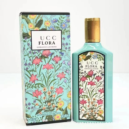 Trendy Love Neutral Perfume Spray | Blue White Porcelain Bottle | 100ml Unisex EDT