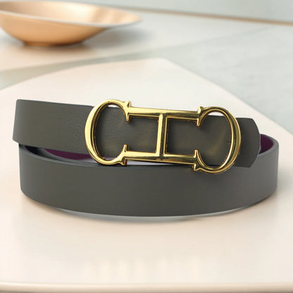 Premium Unisex Fashion Belt - Adjustable Faux Leather Belt with Gift Box