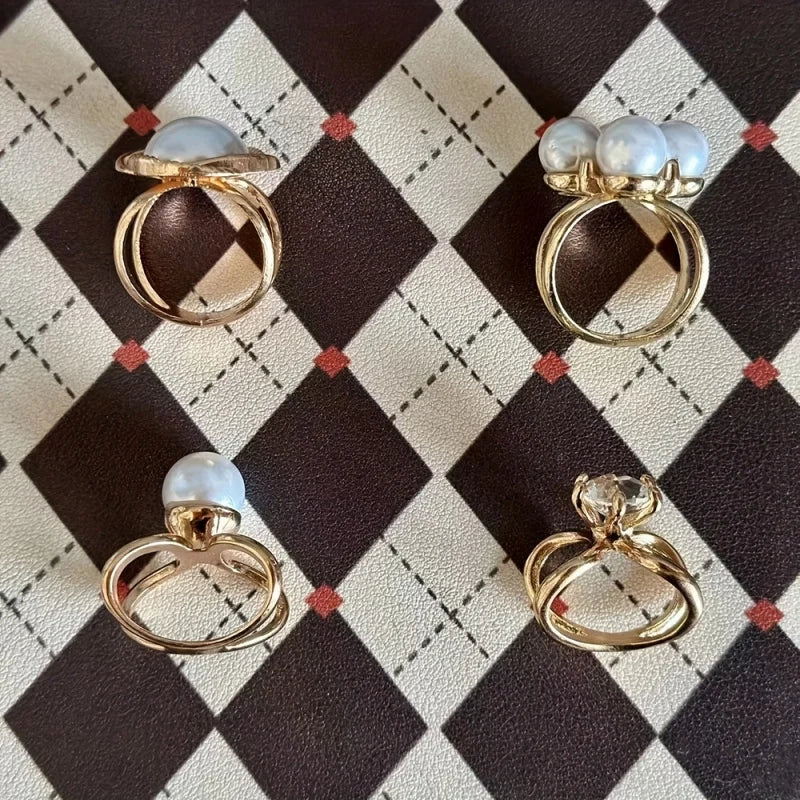 Luxury Silk Scarf Buckle Multifunctional Square Scarf Buckle Brooch Ring Matched Fashionable High-End Silk Accessory For Ladies