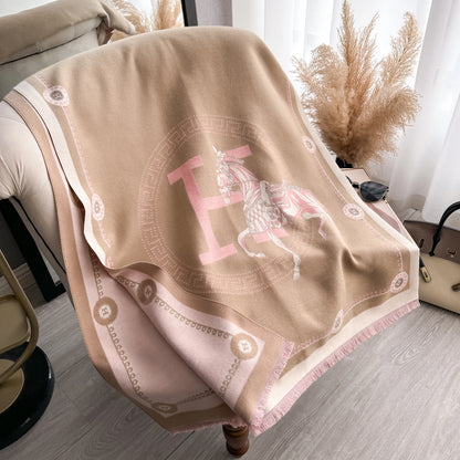 Luxury Winter Cashmere Scarf -  Warm Pashmina Blanket Poncho Shawl