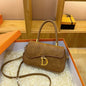 Elegant Saddle Shoulder Bag New for Women, Luxury Retro Crossbody Purse, High-Quality Leather Bag for All Occasions
