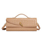 Classic Elegant Ladies Crossbody Bag Leather Handbag Shoulder Tote Luxury Designer Famous Brand Women's Chic Style