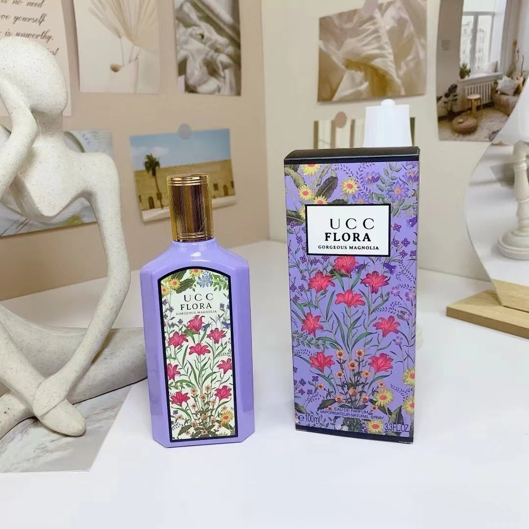 Trendy Love Neutral Perfume Spray | Blue White Porcelain Bottle | 100ml Unisex EDT