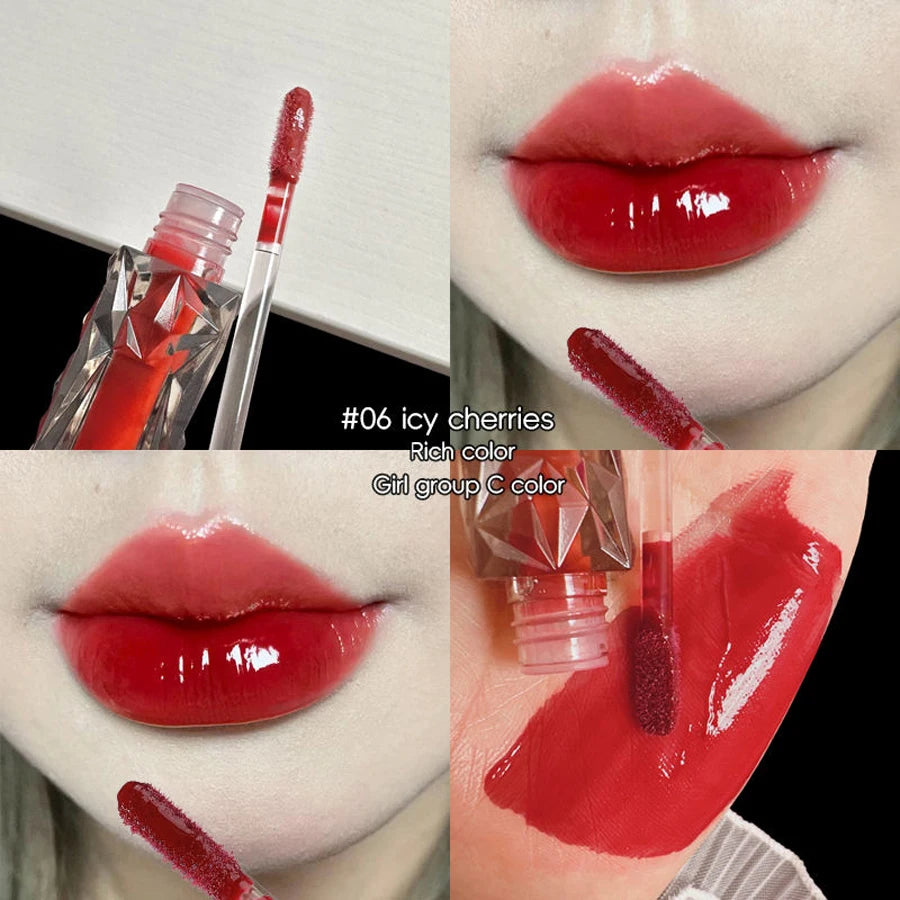 Crystal Clear Mirror Lip Gloss — Long-Lasting Waterproof Halo Effect | 6 Shades