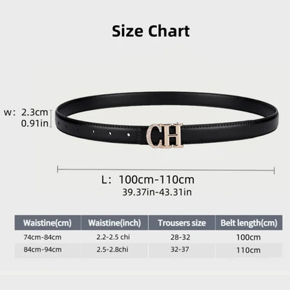 Belt Women's Retro Versatile Trendy Belt Summer New Instagram Style Small Crowd Waist Closing Jeans Belt Women