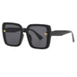 Brand Sunglasses Women's Square Classic Large Frame Fashion Men's Rectangular Letter Design Retro Sun Glasses UV400