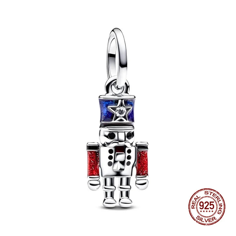 Sterling Silver Character Pendant Charm Bead - Bracelet Necklace Accessory
