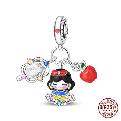 Sterling Silver Character Pendant Charm Bead - Bracelet Necklace Accessory