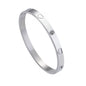 Luxury White Shell Bracelet - Titanium Steel Bangle for Women