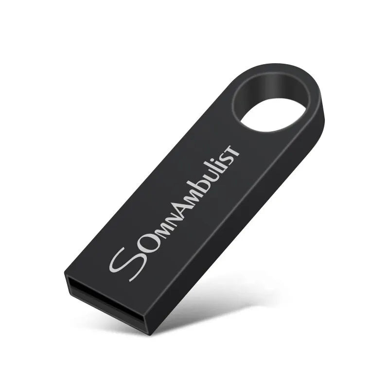 USB Flash Drive | High-Speed USB 2.0 Metal Pen Drive | 4GB to 128GB | Silver & Black