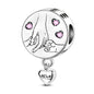 925 Sterling Silver Tree of Life, Peach Heart & Sweet Love Charm Bead | Fits Bracelets & Necklaces