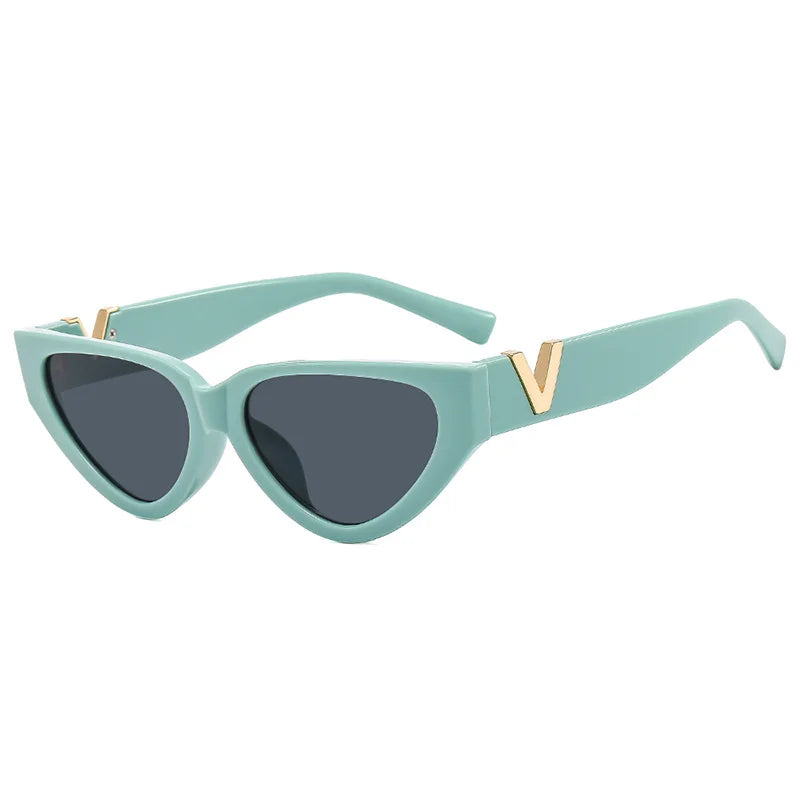 Luxury Vintage Cat Eye Sunglasses - Designer UV400 Fashion Eyewear