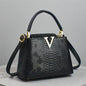 Luxury High-End Handbag -  Spring Fashion Ostrich Pattern Crossbody Shoulder Bag