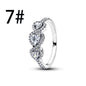 925 Sterling Silver Blue Bow Zircon Fine Jewelry | Earrings, Necklace & Ring for Women