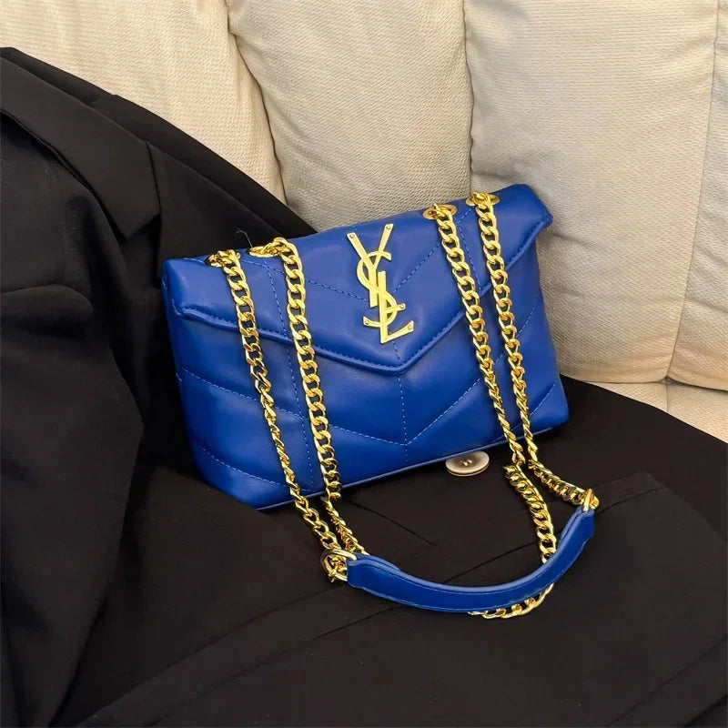 Durable Leather Messenger Bag Women's Shoulder Handbag Crossbody Tote Luxury Brand Elegant Classic Famous Designer