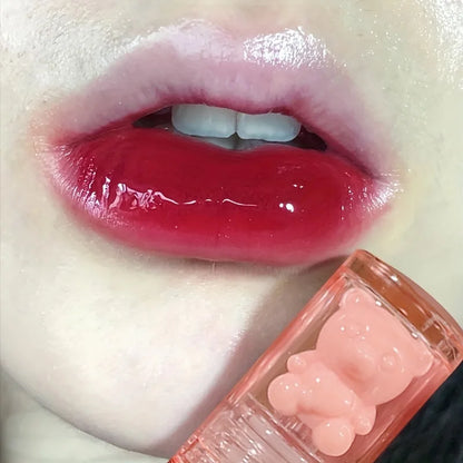 Cute Little Bear Lip Glaze — Mirror Gloss Jelly Lip Gloss | 6 Colors