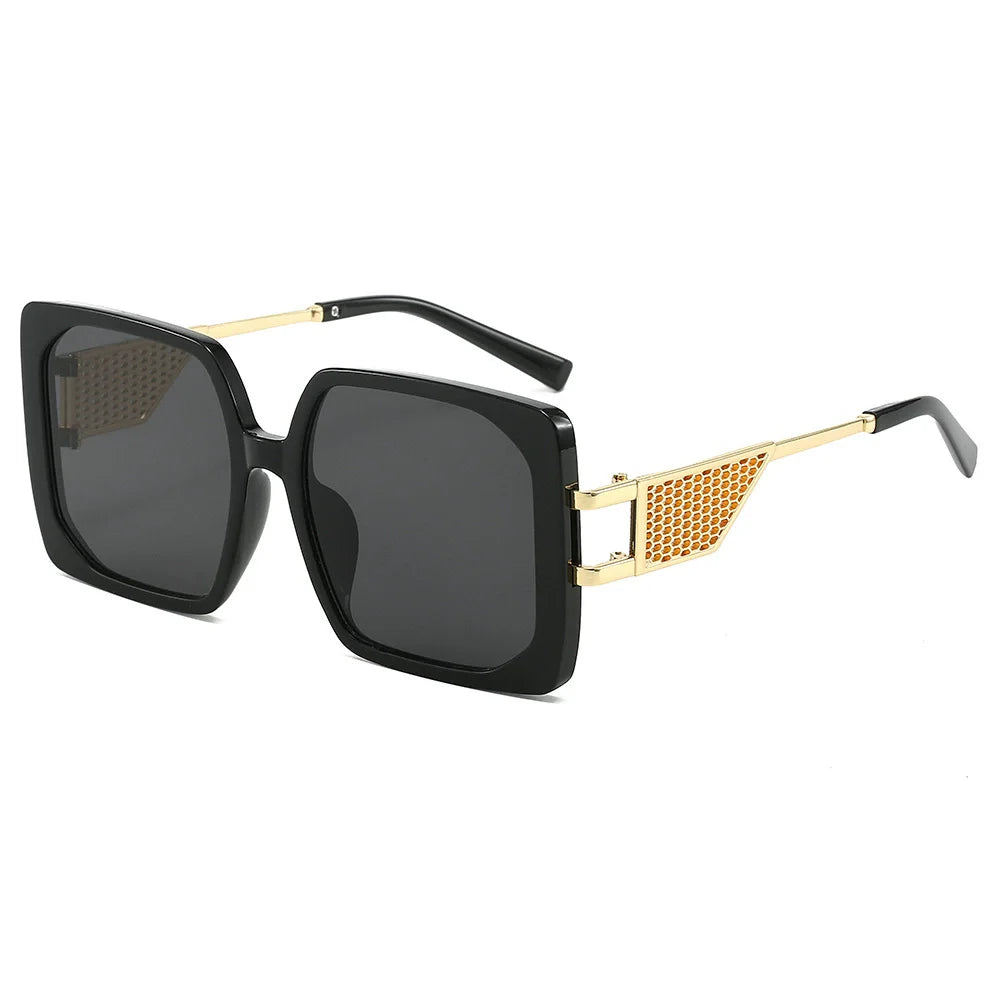 High-End Large Frame Sunglasses - European American Style Fashion Accessory