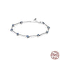 Brand new 925 sterling silver zirconia exquisite tennis star bracelet for women DIY original charm beads exquisite jewelry