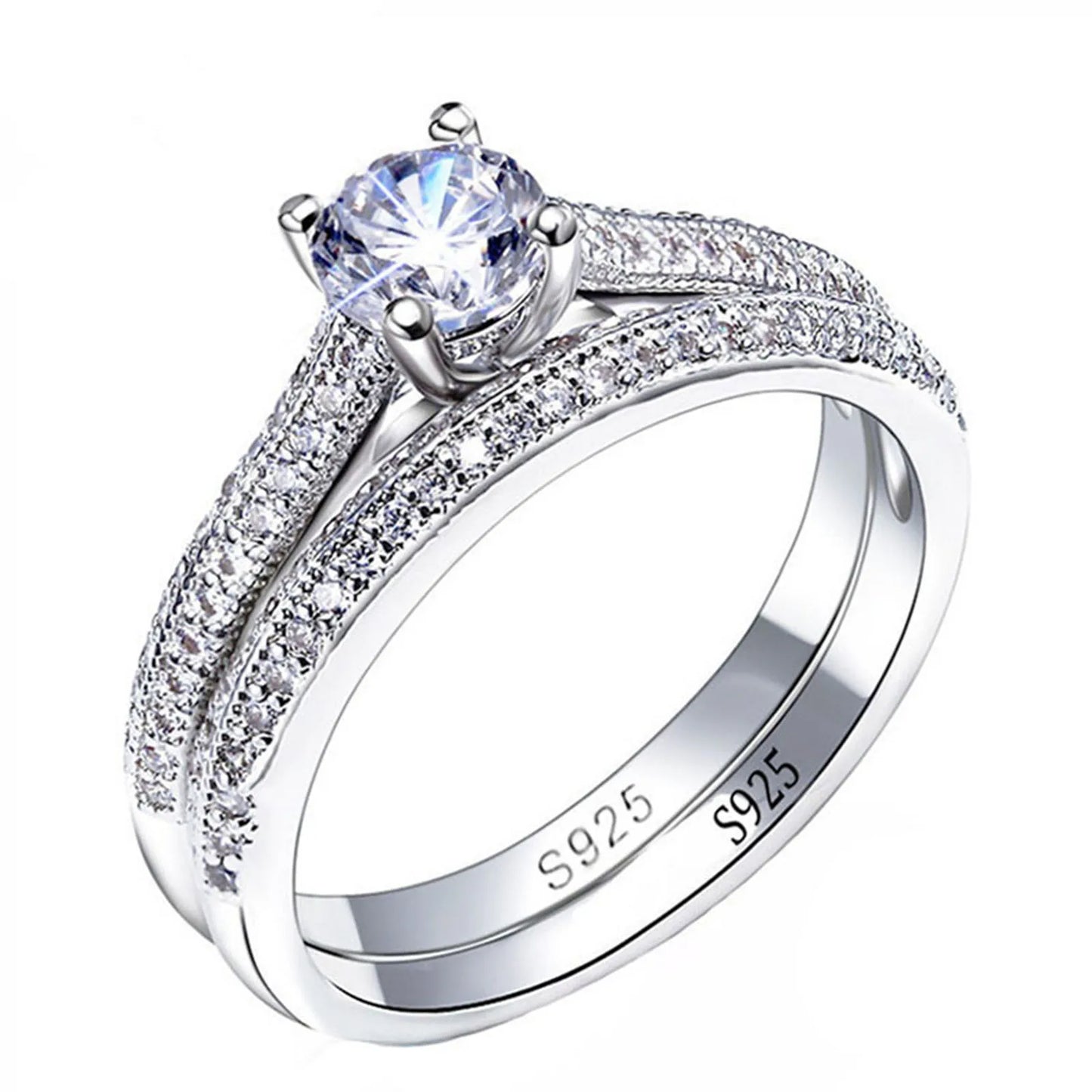 925 Sterling Silver Vintage Halo Tourmaline & Zircon Ring for Women | Sizes 6–9 | Anniversary Gift