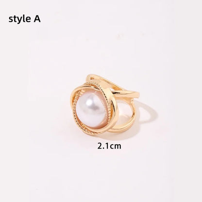 Luxury Silk Scarf Buckle Multifunctional Square Scarf Buckle Brooch Ring Matched Fashionable High-End Silk Accessory For Ladies