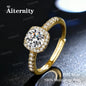 Moissanite Solitaire Ring - 925 Sterling Silver, 0.5ct to 2ct, D Color VVS1, GRA & CMA Certified