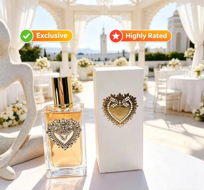 Trendy Love Neutral Perfume Spray | Blue White Porcelain Bottle | 100ml Unisex EDT