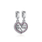Sterling Silver Sunflower Best Friend Charm Bead - Bracelet Accessory
