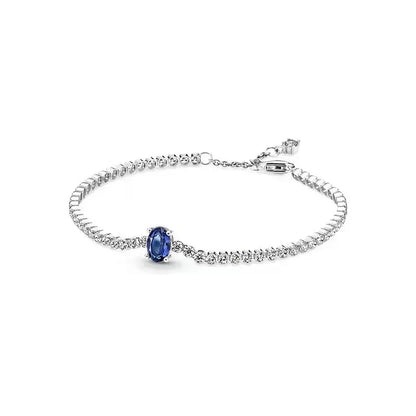 Brand new 925 sterling silver zirconia exquisite tennis star bracelet for women DIY original charm beads exquisite jewelry