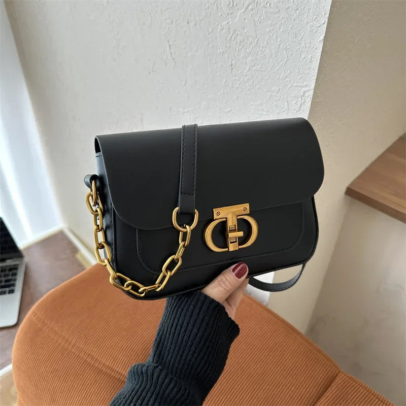 Retro Fashion Niche Underarm Bag - Senior Luxury Shoulder Handbag for Women