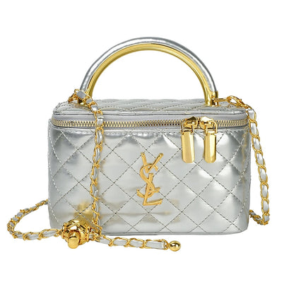 Superstar Leather Handbag - Elegant Vintage Style with Letter Logo